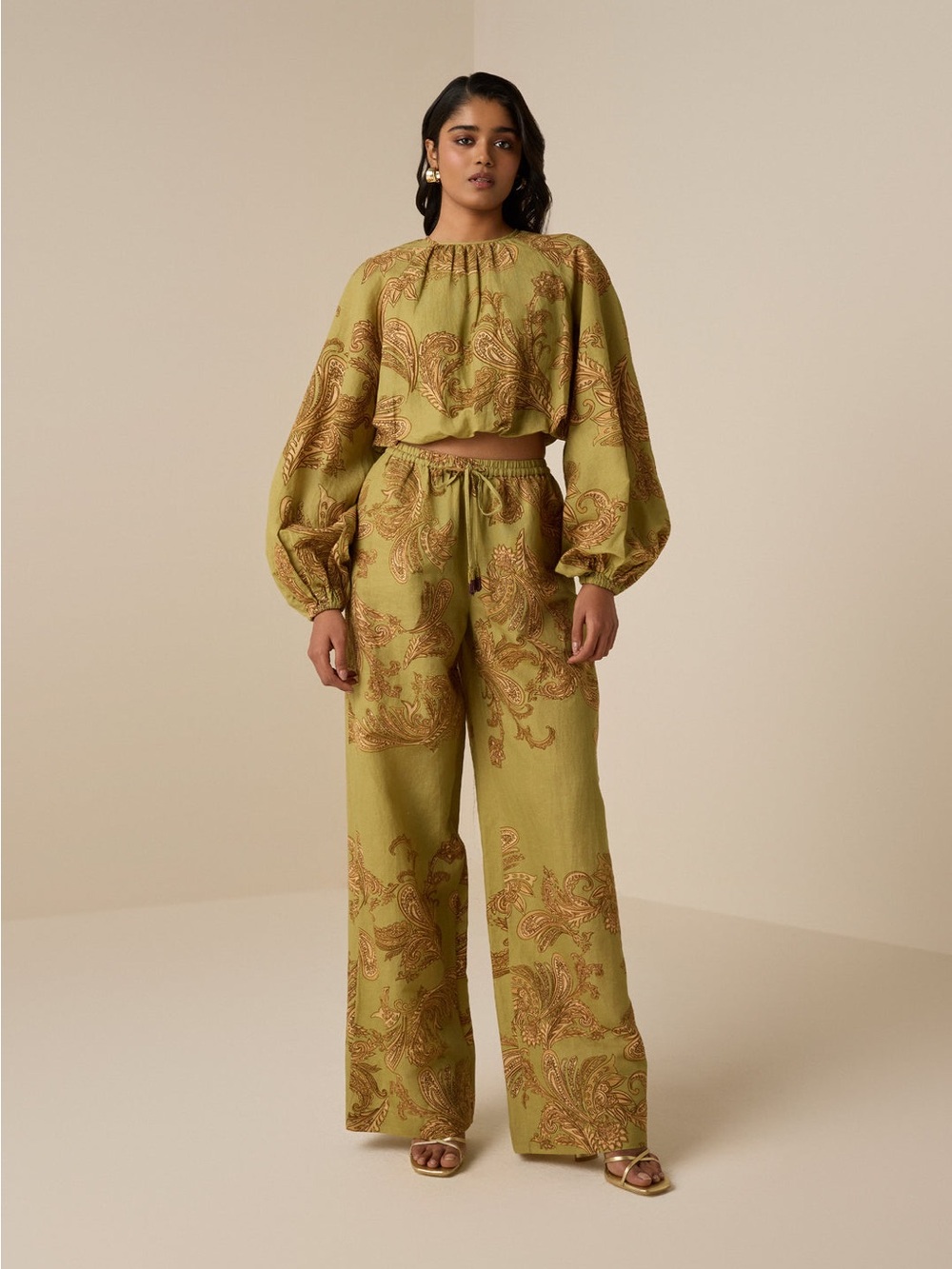 NWT Hemant & Nandita Sakai Bubble Hem Top - Picture 1 of 4